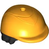 Hair and Hat, Short Dark Brown with Riding Helmet