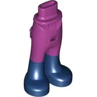 Minidoll Hips and Trousers with Back Pockets with Dark Blue Boots print