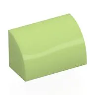 Brick Curved 1 x 2 x 1 No Studs