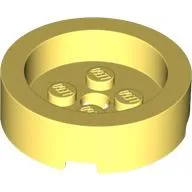 Brick Round 4 x 4 with Recessed Center