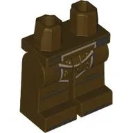 Hips and Dark Brown Legs with Tan Loincloth/Pouch print