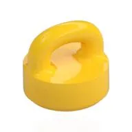 Tile Round 1 x 1 Special with Clip-Bar