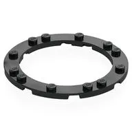 Plate 8 x 8 Round with 6 x 6 Round Cutout
