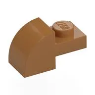 Brick Curved 1 x 2 x 1 with Curved Top