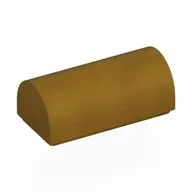Brick Curved 1 x 2 x 2/3 Double Curved Top, No Studs