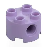 Brick Round 2 x 2, Pin Holes