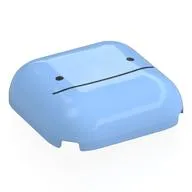 Brick Round, Curved 4 x 4, Black Line and 2 Dots, Ditto Face Print