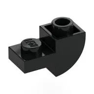 Brick Curved Inverted 1 x 2 with 1 x 1 Cutouts