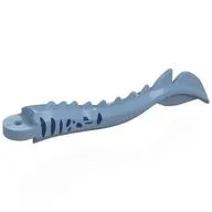 Animal Body Part, Dinosaur, Mosasaurus Tail with Dark Blue Markings print