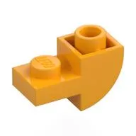 Brick Curved Inverted 1 x 2 with 1 x 1 Cutouts