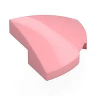 Brick Round Corner, Curved 2 x 2 x 2/3 Quarter Circle With 1 x 1 Bottom Cutout