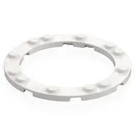 Plate 8 x 8 Round with 6 x 6 Round Cutout