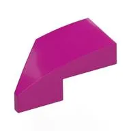 Brick Wedged, Curved 2 x 1 with Stud Notch Right