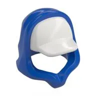 Hood over Cap White Pattern