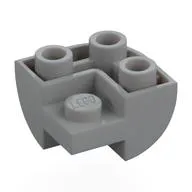 Brick Curved Inverted 2 x 2 x 1, Corner