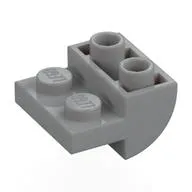 Brick Curved Inverted 2 x 2 with 1 x 2 Cutouts