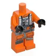 Minifig Body with SMART Tag, X-Wing Pilot / Luke Skywalker