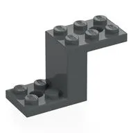Bracket 5 x 2 x 2 1/3 with Holes, Inside Stud Holder