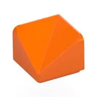 Brick Sloped 30° 1 x 1 x 2/3 Double Concave
