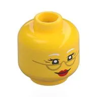 Minifig Head with Print