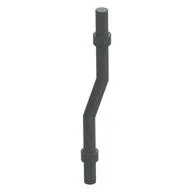 Bar 6L with Stop Rings and Double Bent