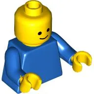 Torso, Blue Arms, Yellow Hands [Plain]
