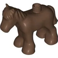 Animal, Dog, Small Standing with Fur Over Eyes, High Black Nose, Open Mouth, and Light Bluish Gray Ears Print