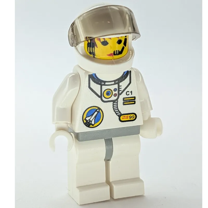 Astronaut - White Torso and Legs, Tans-Black Visor, Female
