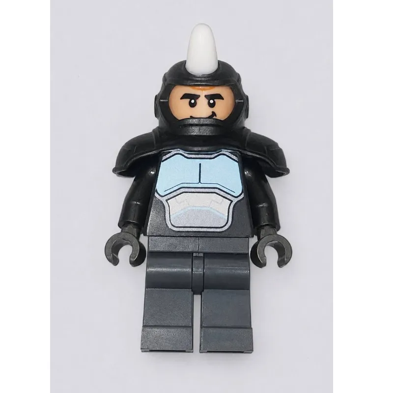 Rhino, White Horn, Metallic Blue Chest Plate