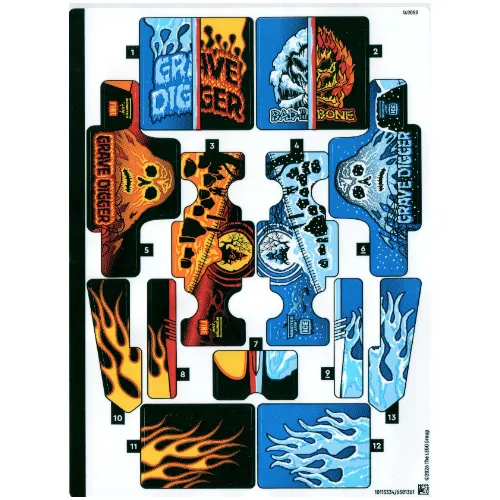 Sticker Sheet for Set 42219-1