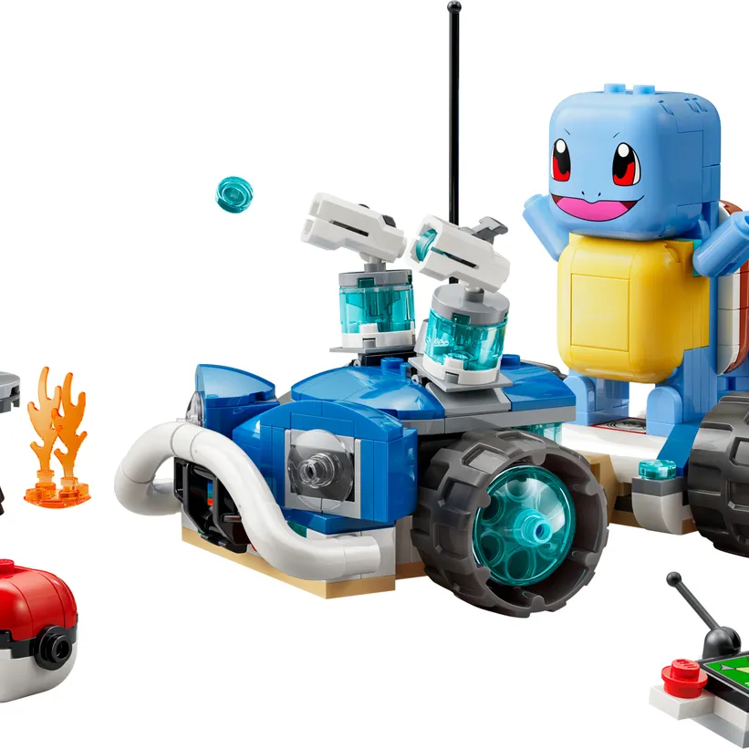 Trainer's Buggy Adventure with Squirtle