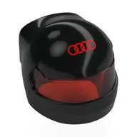 Helmet, Formula 1 with Trans-Red Visor Pattern with Red Audi Logo Print
