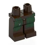 Hips and Dark Brown Legs with Dark Green Rove, Dark Brown Chest Armor, Silver Pendant Print