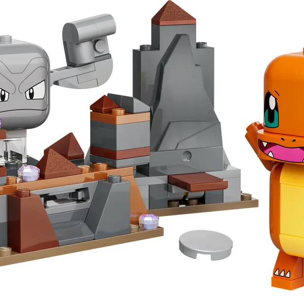 Charmander and Geodude's Cavern Clash