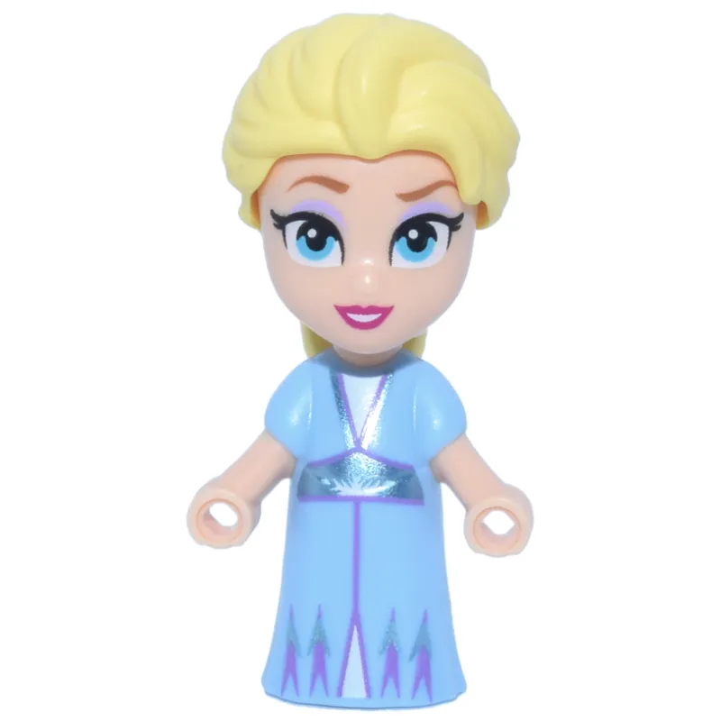 Elsa - Microdoll, Bright Light Blue Dress, Hair in Tail