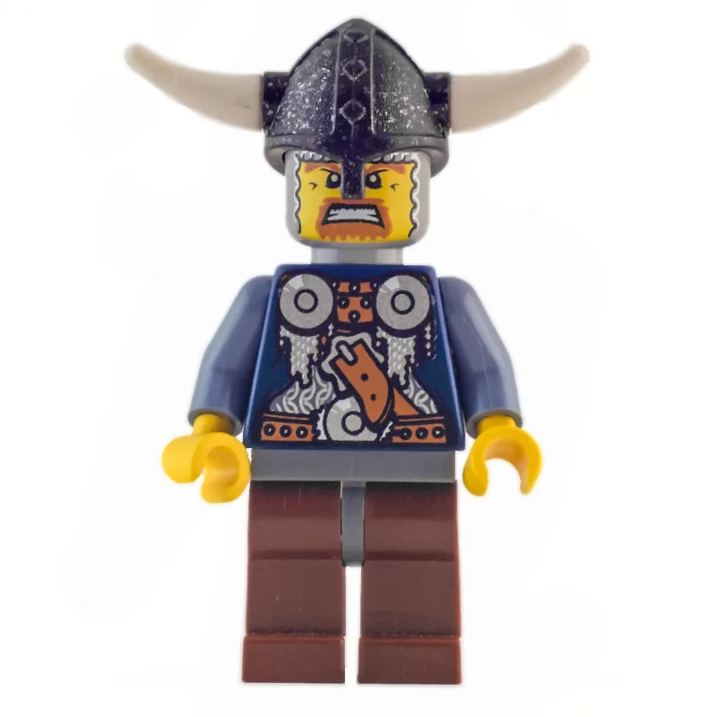 Viking Warrior - Armour, Sand Blue Arms, Reddish Brown Legs