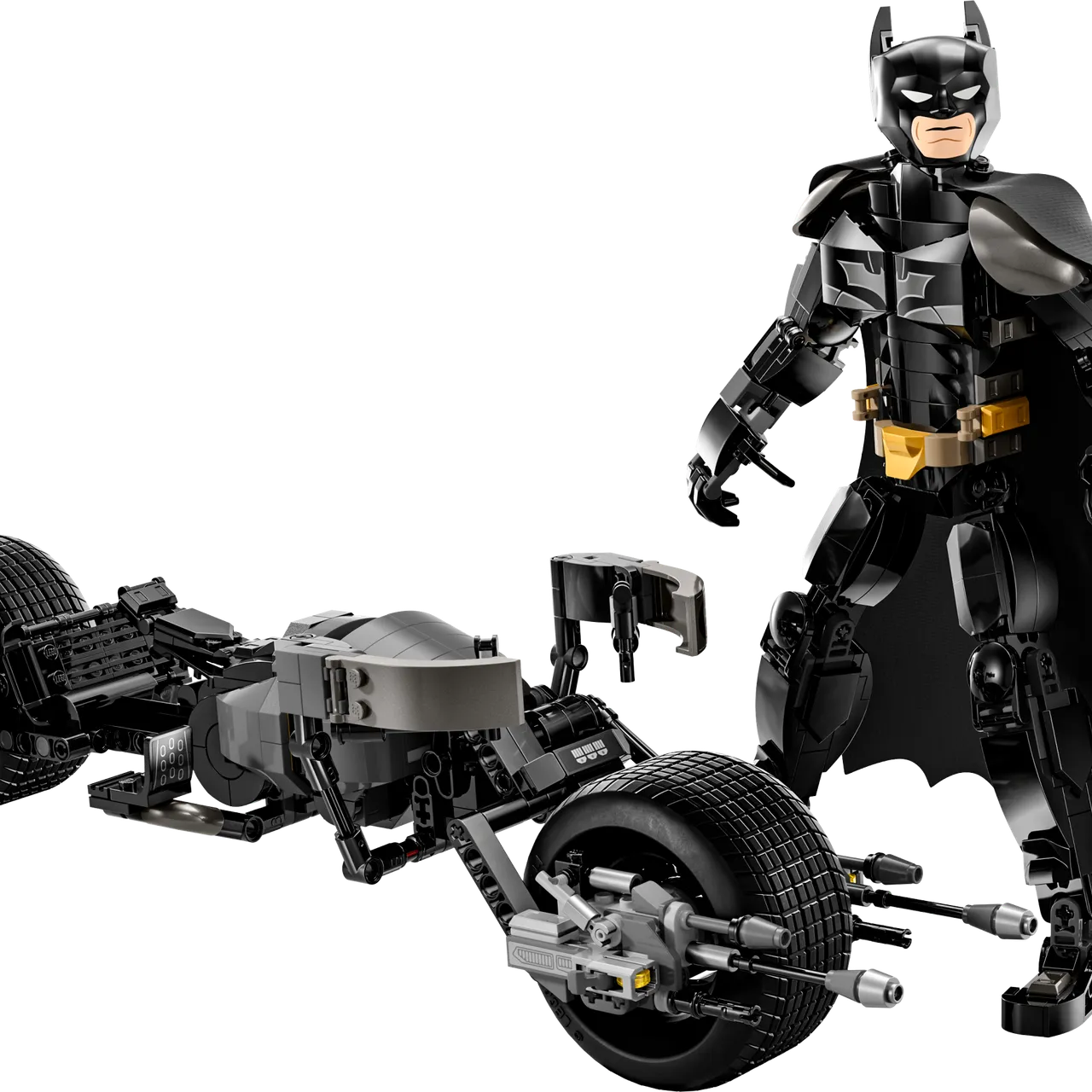 Batman Construction Figure and the Bat-Pod Bike