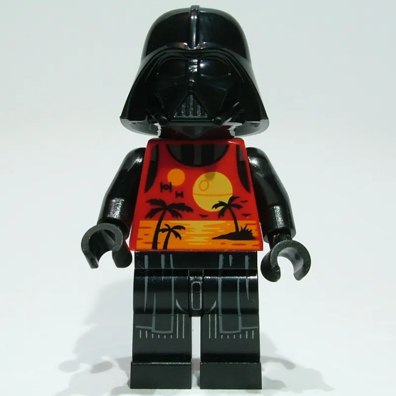 Darth Vader, Vest with Sunset and Palm Tree Silhouettes