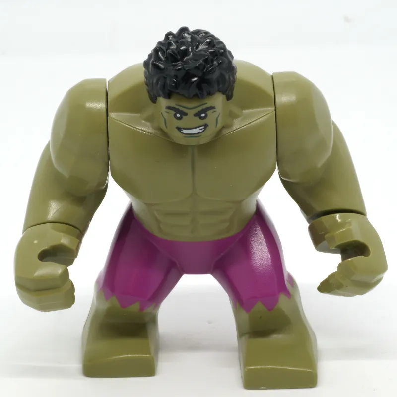 Hulk (Big Fig), Black Hair, Magenta Pants
