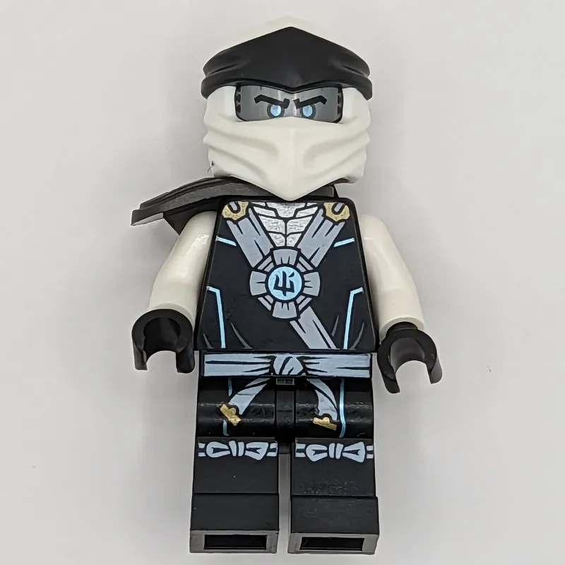 Zane - Legacy, Black Torso, Black Legs, White Wraps, Katana Holder
