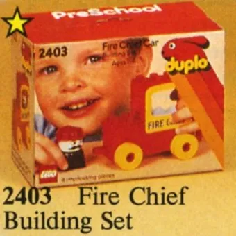 Fire Chief Building Set