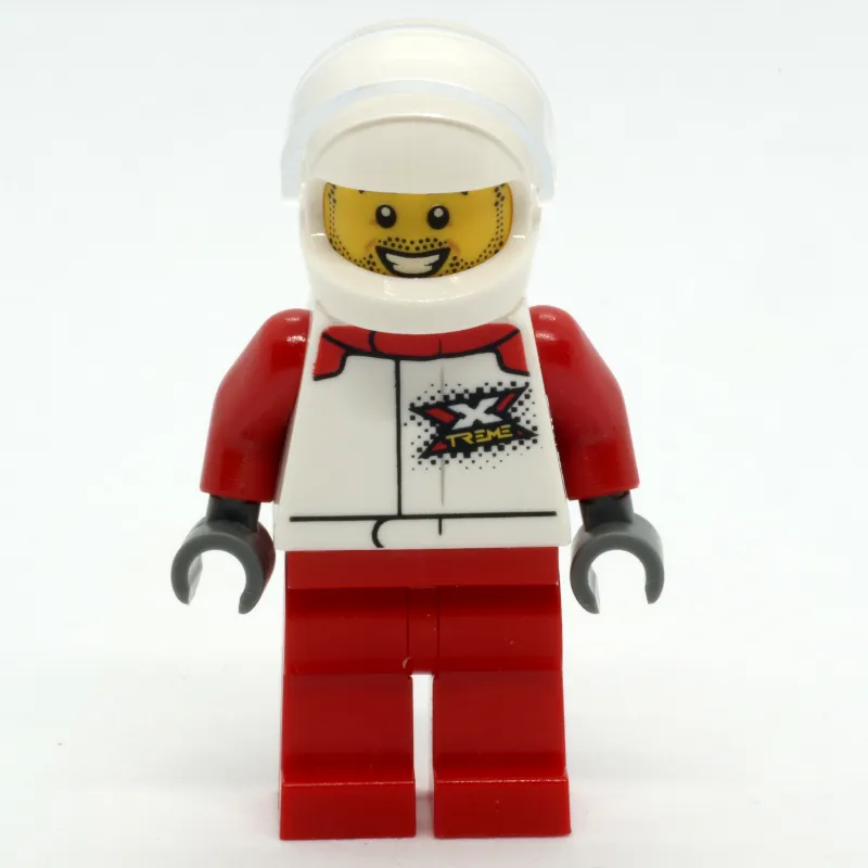 Pilot - White Torso, Red Legs, White Helmet