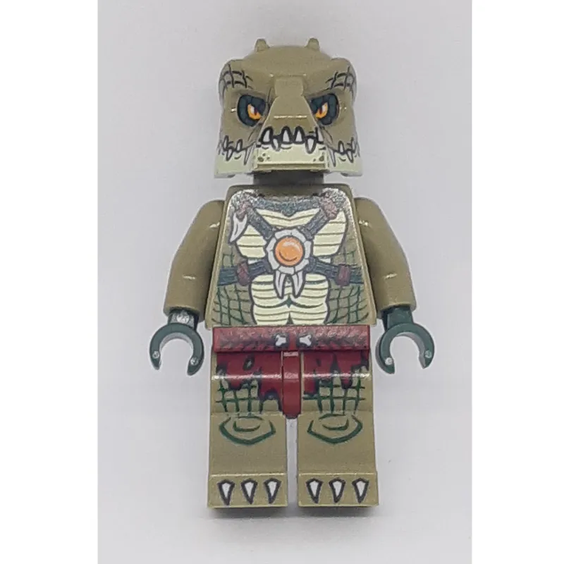 Crocodile Warrior with Tan Jaw