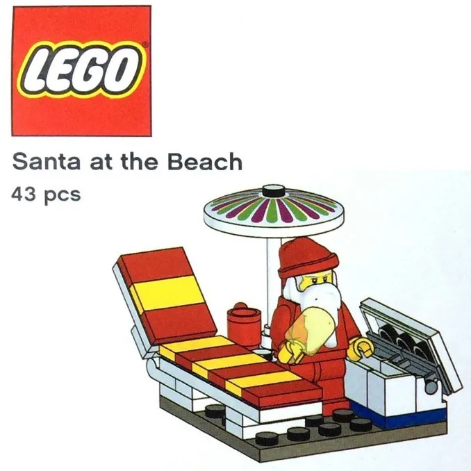 Santa at the Beach