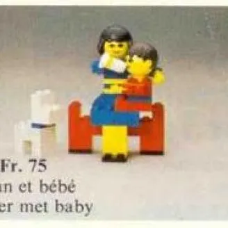 Mother and Baby with Dog