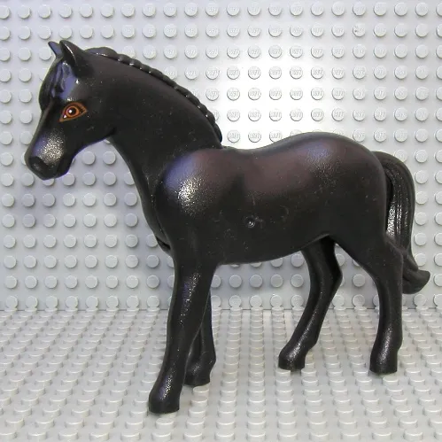 Belville, Animal, Horse, with Dark Orange Rimmed Eyes Print