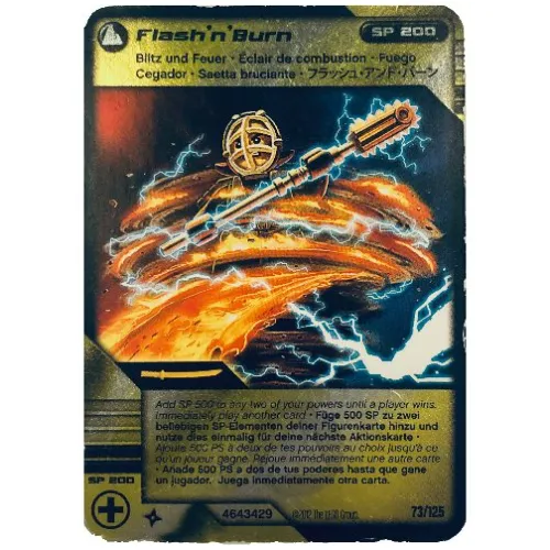 Trading Card, Ninjago Deck #2: 73 - Flash 'n' Burn - International Version