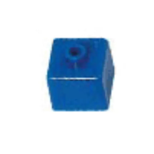 Pen Bead, Square with Mechanical Claw Print