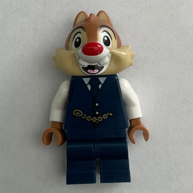 Dale in Dark Blue Vest with Pocket Watch Chain