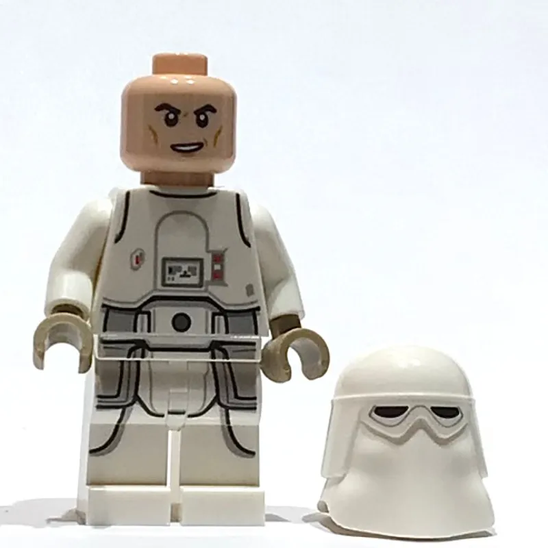 Snowtrooper, White Hips, Light Nougat Head, Grin